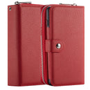 Samsung Note 20 Case Zipper Wallet (Red)