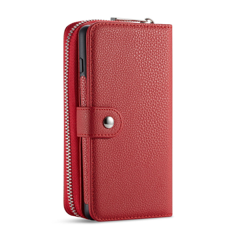 Samsung Note 20 Case Zipper Wallet (Red)