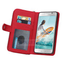 Samsung Note 5 Case Zipper Wallet (Red)