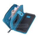 Samsung Note 5 Case Zipper Wallet (LightBlue)