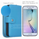 Samsung Note 5 Case Zipper Wallet (LightBlue)