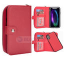 Samsung Note 8 Case Zipper Wallet (Red)