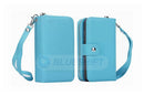 Samsung Note 8 Case Zipper Wallet (LightBlue)