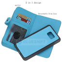 Samsung S6 Case Zipper Wallet (LightBlue)