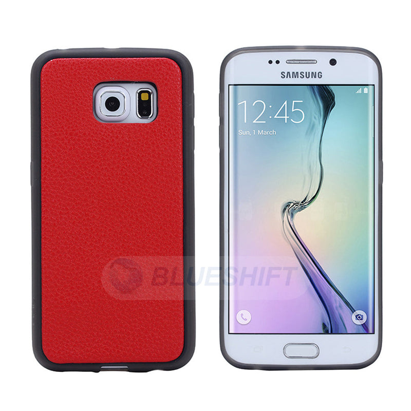 Samsung S6 Edge Plus Case Zipper Wallet (Red)