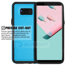 Samsung S8 Plus Case Zipper Wallet (LightBlue)