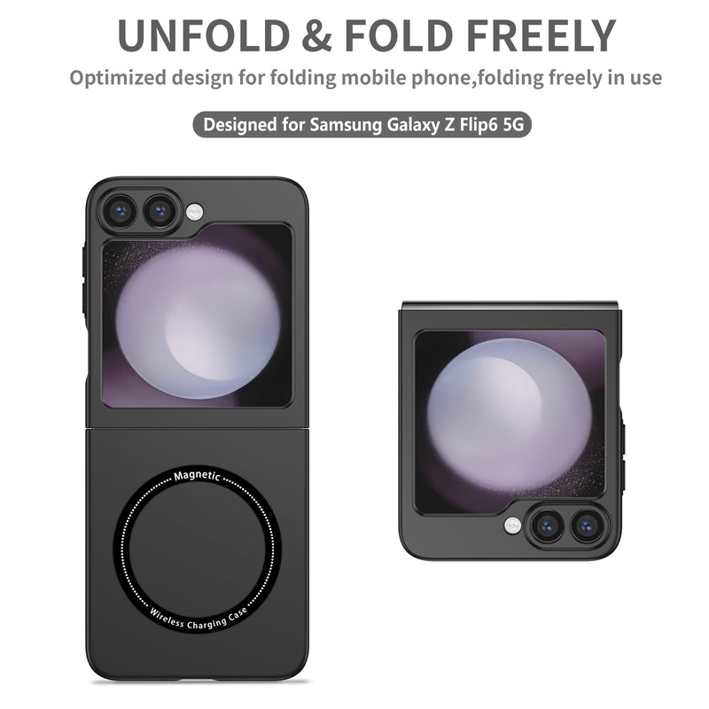 Samsung Galaxy Z Flip 7 FE Magnetic Ring Case [Black]