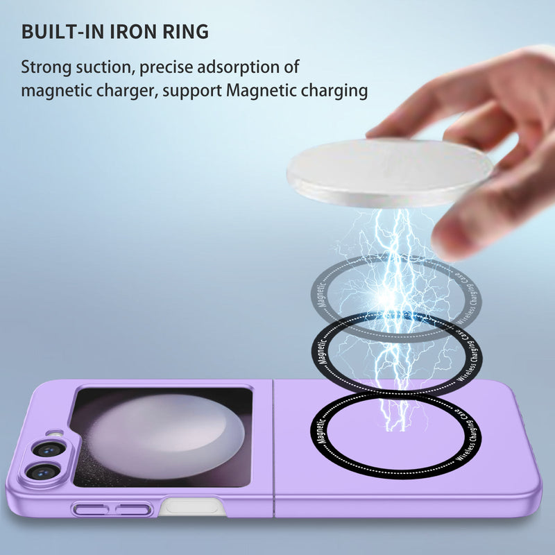 Samsung Galaxy Z Flip 7 FE Magnetic Ring Case [Purple]