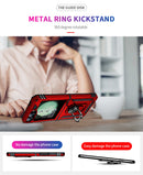 Samsung Galaxy Z Flip 7 FE Military Armour Kickstand Case [Red]