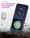 Samsung Galaxy Z Flip 7 FE Military Armour Kickstand Case [Navy]