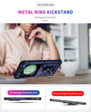 Samsung Galaxy Z Flip 7 FE Military Armour Kickstand Case [Navy]