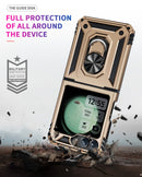 Samsung Galaxy Z Flip 7 FE Military Armour Kickstand Case [Gold]