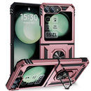 Samsung Galaxy Z Flip 7 FE Military Armour Kickstand Case [Rose Gold]