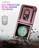 Samsung Galaxy Z Flip 7 FE Military Armour Kickstand Case [Rose Gold]