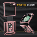 Samsung Galaxy Z Flip 7 FE Military Armour Kickstand Case [Rose Gold]