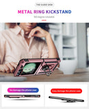 Samsung Galaxy Z Flip 7 FE Military Armour Kickstand Case [Rose Gold]