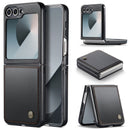CaseMe Premium Business Style Case for Samsung Galaxy Z Flip 7 FE – Slim & Elegant [Black]
