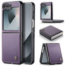 CaseMe Premium Business Style Case for Samsung Galaxy Z Flip 7 FE – Slim & Elegant [Purple]