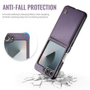 CaseMe Premium Business Style Case for Samsung Galaxy Z Flip 7 FE – Slim & Elegant [Purple]