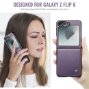CaseMe Premium Business Style Case for Samsung Galaxy Z Flip 7 FE – Slim & Elegant [Purple]