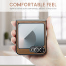 CaseMe Premium Business Style Case for Samsung Galaxy Z Flip 7 FE – Slim & Elegant [Brown]