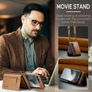 DG.MING Samsung Galaxy Z Flip 7 FE Crossbody Wallet Case [Brown]