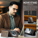 DG.MING Samsung Galaxy Z Flip 7 FE Crossbody Wallet Case [Coffee]