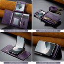 DG.MING Samsung Galaxy Z Flip 7 FE Crossbody Wallet Case [Purple]