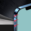 iPhone 13 Pro Max Full Cover Curved Glass Screen Protector (Black)