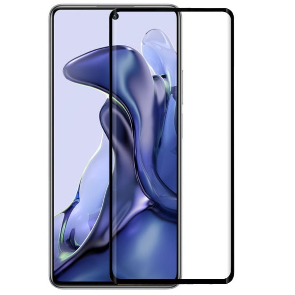 Xiaomi 11T Full Cover Curved Glass Screen Protector (Black)