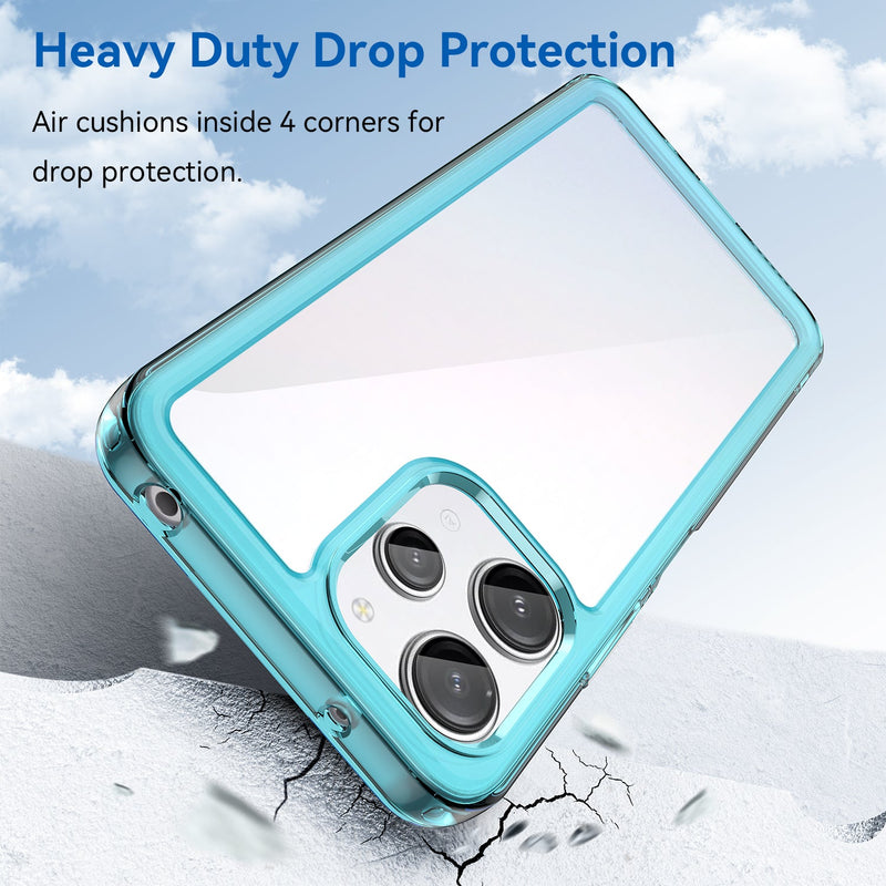 Xiaomi Redmi 12 5G Soft TPU Bumper Case (Clear Blue)