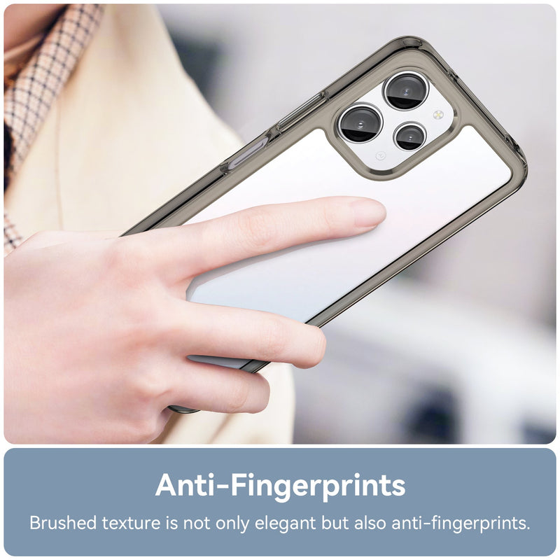 Xiaomi Redmi 12 5G Soft TPU Bumper Case (Clear Grey)