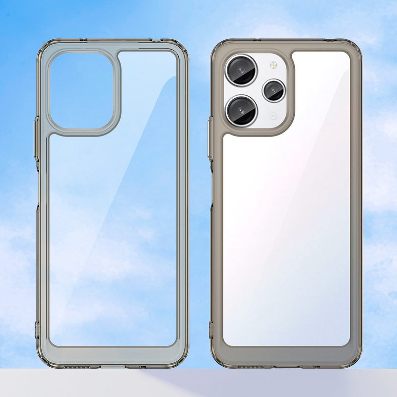 Xiaomi Redmi 12 5G Soft TPU Bumper Case (Clear Grey)