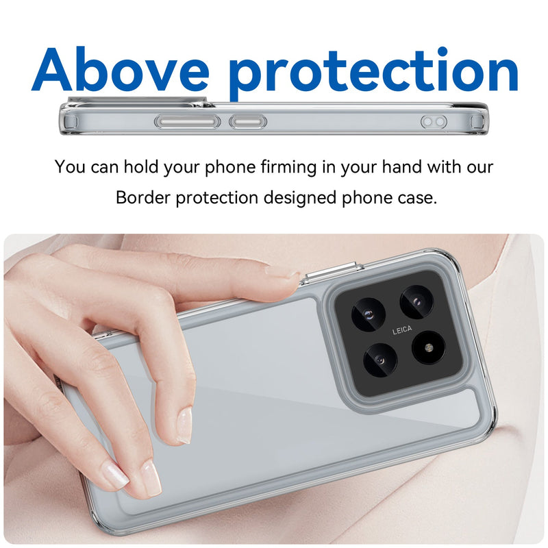 Xiaomi 14 Soft TPU Bumper Case (Clear)