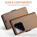 Xiaomi 14 CaseMe 023 Wallet Flip Cover, RFID Protection, Card Holder