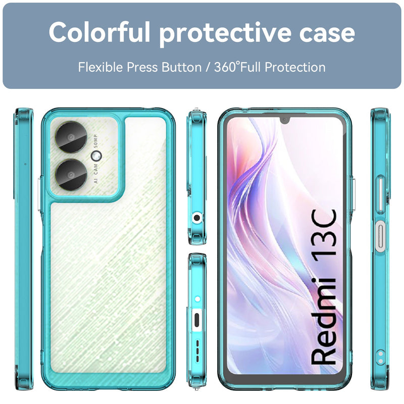 Xiaomi Redmi 13C 4G Soft TPU Bumper Case (Clear Blue)