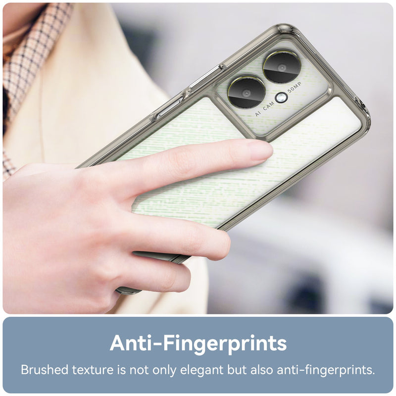 Xiaomi Redmi 13C 4G Soft TPU Bumper Case (Clear Grey)