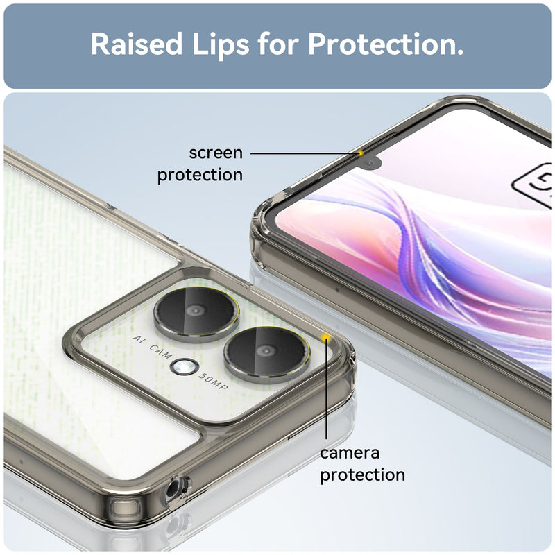 Xiaomi Poco C65 Soft TPU Bumper Case [Clear Grey]