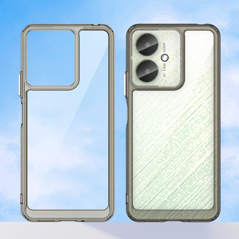 Xiaomi Poco C65 Soft TPU Bumper Case [Clear Grey]