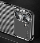 Xiaomi Poco C65 Carbon Fibre Back Case [Black]