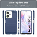 Xiaomi Redmi 13C 4G Carbon Fibre Brushed Case (Navy)