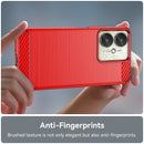 Xiaomi Redmi 13C 4G Carbon Fibre Brushed Case (Red)