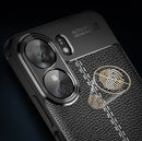 Xiaomi Poco C65 Leather Texture Back Case [Black]