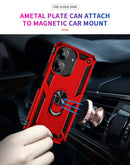 Xiaomi Poco C65 Military Armour Ring Case [Red]