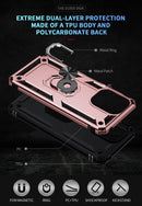 Xiaomi Poco C65 Military Armour Ring Case [RoseGold]