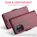 Xiaomi Poco C65 CaseMe Retro Wallet Case [Maroon]