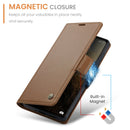 Xiaomi Poco C65 CaseMe Retro Wallet Case [Brown]