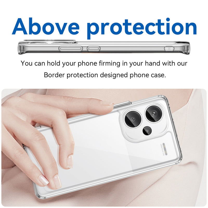 Xiaomi Redmi Note 13 Pro Plus 5G Soft TPU Bumper Case (Clear)