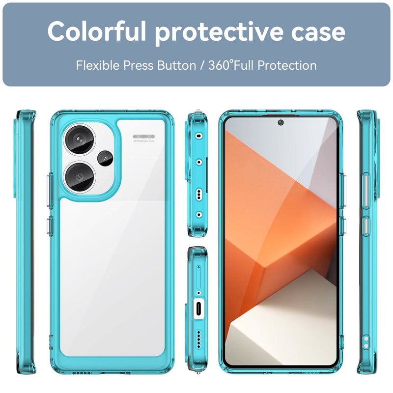 Xiaomi Redmi Note 13 Pro Plus 5G Soft TPU Bumper Case (Clear Blue)