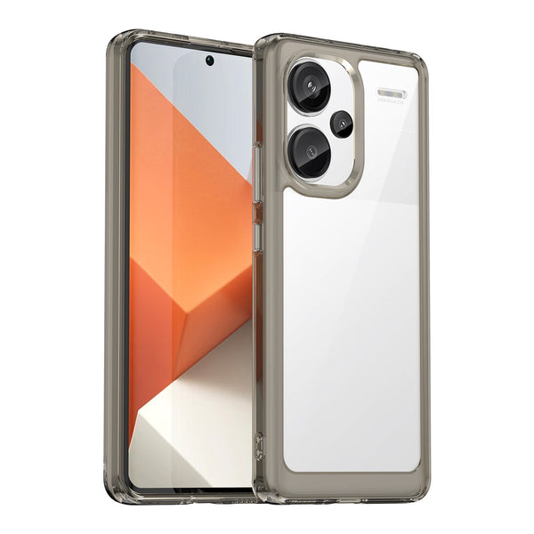 Xiaomi Redmi Note 13 Pro Plus 5G Soft TPU Bumper Case (Clear Grey)